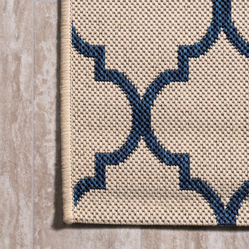 Arabesque Ogee Trellis Indoor/outdoor Area Rug